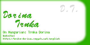 dorina trnka business card